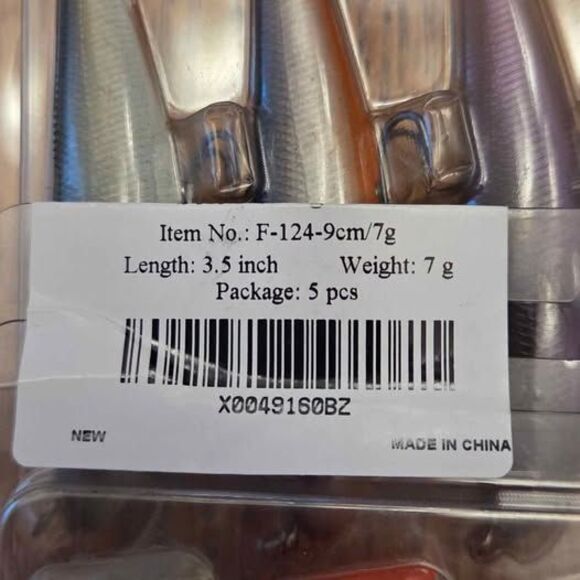 5x Pre-Rigged Soft Fishing Lures - Picture 3 of 5